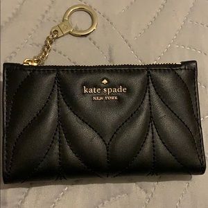 Kate spade black briar lane quilted Mikey wallet